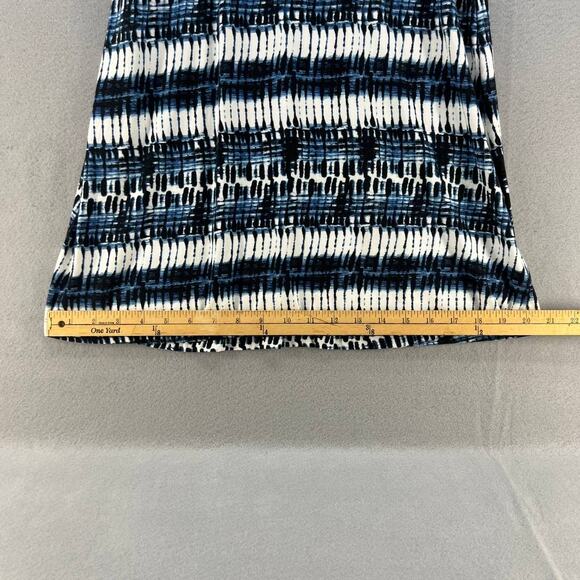 Athleta Swing Dress Shabori Tie Dye Women’s Size Small Blue and White - Picture 5 of 10